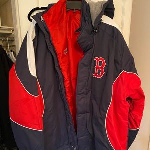 NWT Boston Red Socks 4-1 puffy jacket